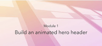 Animated Hero Header