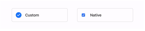 Implementing Custom Radio Button/Checkboxes